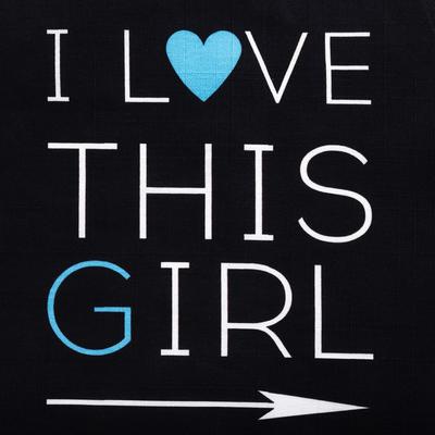 Фартук кухонный «Этель» I Love this girl, 60×70 см, 100% хлопок, репс 210 г/м²