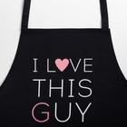 Фартук Этель I Love this guy 60×70 см, 100% хлопок, репс 210 г/м² - Фото 4