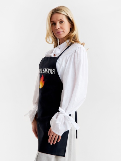 Фартук Этель «Огонь бабуля» 60х70 см, 100% хлопок, репс 210 г/м2