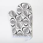 Кухонный набор «Этель» Leaves: варежка-прихватка 20×27 см, прихватка 19×19 см, 100% хлопок - Фото 2