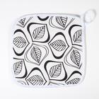 Кухонный набор «Этель» Leaves: варежка-прихватка 20×27 см, прихватка 19×19 см, 100% хлопок - Фото 4