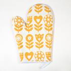 Набор Кухонный Этель «Yellow garden», варежка-прихватка 20×27 см, прихватка 19×19 см, 100% хлопок (МИКС) - Фото 2