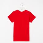 Футболка детская, цвет красный, рост 146 см - Фото 3