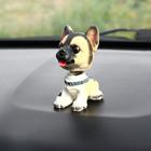 Собака на панель авто, качающая головой, мини, овчарка - фото 9281994