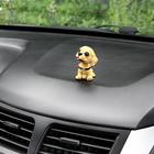 Собака на панель авто, качающая головой, мини, спаниель - фото 10031205