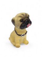 Игрушка на панель автомобиля «Собака качающая головой» мопс - Фото 3