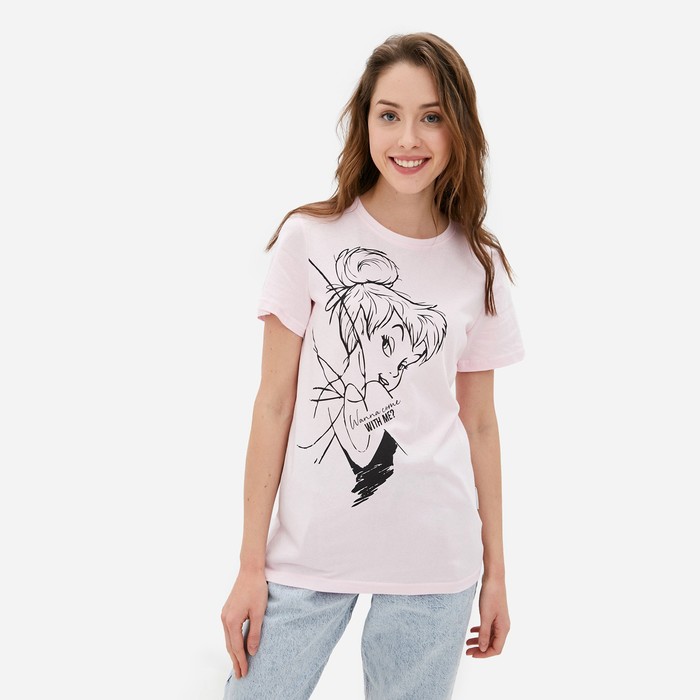 Футболка для девочки «Феи», розовая, размер 42