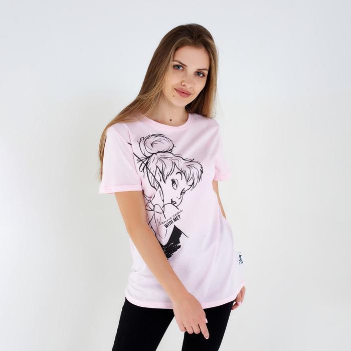 Футболка «Фея», розовая, размер 42 - Фото 1