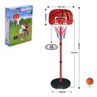 Набор для баскетбола «Стрит», высота от 133 до 160 см - фото 5342144