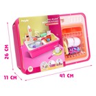 Игровой набор «Раковина» с набором посуды, вода из крана бежит - фото 22801538