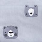 Постельное белье «Этель» 1,5 сп Gray bear 143х215 см, 150х214 см, 50х70 см -1 шт - Фото 5