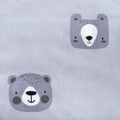 Постельное бельё 1.5-спальное «Этель» Gray bear, бязь