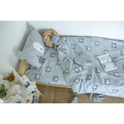 Постельное бельё 1.5-спальное «Этель» Gray bear, бязь