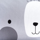 Постельное бельё 1.5-спальное «Этель» Gray bear, бязь - Фото 4