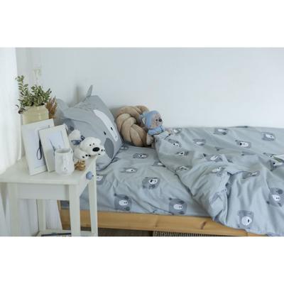 Постельное бельё 1.5-спальное «Этель» Gray bear, бязь