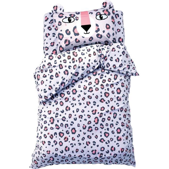 Постельное бельё 1.5-спальное «Этель» Happy leopard, бязь - Фото 1