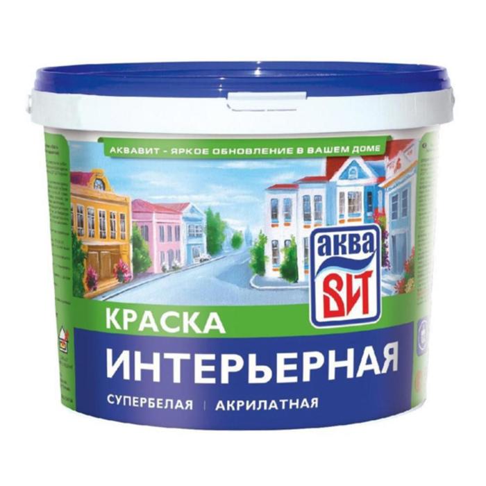 Краска интерьерная АкваВИТ ВАК-14 супербелая 13кг 1383₽