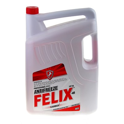 Антифриз FELIX Carbox-40 G12 ТС красный, 10 кг
