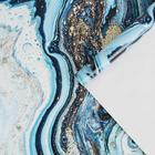 Бумага упаковочная глянцевая «Мрамор», 50 х 70 см - Фото 1