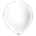 Воздушные шары латексные 12", пастель, 50 шт., белые - Фото 2