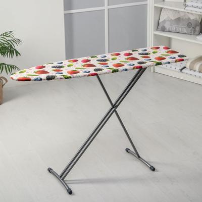 Доска гладильная Nika «Ника 1+», 122.5×34.5 см, регулируемая высота до 80 см, рисунок микс