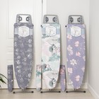 Доска гладильная Nika «Ника 3+», 122.5×34.5 см, два положения высоты 70.85 см, рисунок МИКС - Фото 13