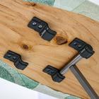 Доска гладильная Nika «Ника 3+», 122.5×34.5 см, два положения высоты 70.85 см, рисунок МИКС - Фото 6