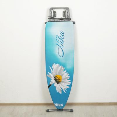 Доска гладильная Nika «Ника 10», 122×40 см, регулируемая высота до 90 см, европодставка, МИКС