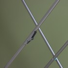 Сушилка для белья напольная складная, рабочая длина 18 м, высота от пола 95 см, ширина 54 см, цвет серый - Фото 7