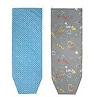 Чехол для гладильной доски Nika, 125×40 см, с поролоном, антипригарный, МИКС - Фото 6