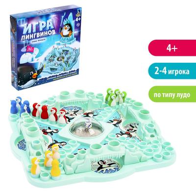 УЦЕНКА Настольная игра на везение «Игра пингвинов» (помята упаковка)