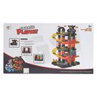 Уценка Игровой набор «Мегапарковка», с 10 машинками и электрическим лифтом, работает от батареек - Фото 2