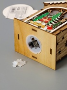 Ёлочная игрушка «Домик с Дедом Морозом и машиной», 8.2×4.2×7.3 см, от батареек, свечение тёплое белое - Фото 7