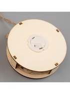 Ёлочная игрушка «Шар с оленёнком», 10×10×3 см, от батареек, свечение тёплое белое - Фото 6