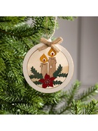 Ёлочная игрушка «Шар со свечками», 10×10×3 см, от батареек, свечение тёплое белое - Фото 5