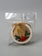 Ёлочная игрушка «Шар со свечками», 10×10×3 см, от батареек, свечение тёплое белое - Фото 9