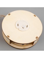 Ёлочная игрушка «Шар с лисёнком», 10×10×2 см, от батареек, свечение тёплое белое - Фото 6