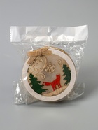 Ёлочная игрушка «Шар с лисёнком», 10×10×2 см, от батареек, свечение тёплое белое - Фото 9