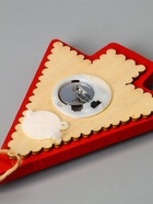 Ёлочная игрушка «Ёлка с Дедом Морозом и машиной», 12.5×9.5×1.5 см, от батареек, свечение тёплое белое - Фото 8