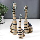 Набор фигурок полистоун «Семейство зебр», 3 шт. - фото 43711878