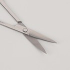 Ножницы маникюрные, загнутые, 9 см, цвет серебристый - фото 8235656