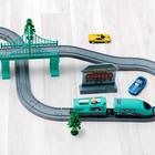 Железная дорога для детей «Мой город», 66 предметов, на батарейках - фото 8672743