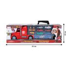 Автовоз кейс Givito «Мой город», с машинками, с тоннелем, цвет красный, 54 см - Фото 6