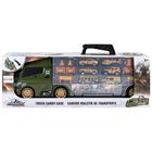 Автовоз кейс Givito «Милитари», с машинками, с тоннелем, цвет зелёный, 51.5 см - Фото 6