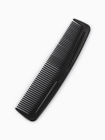 Расчёска, 12×2.5(±1) см, чёрная