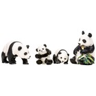 Набор фигурок «Мир диких животных: семья панд», 4 предмета - фото 8672777