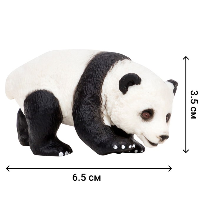 Набор фигурок «Мир диких животных: семья панд», 4 предмета - фото 1905802067