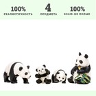 Набор фигурок «Мир диких животных: семья панд», 4 предмета - фото 8672783