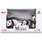 Набор фигурок «Мир диких животных: семья панд», 4 предмета - фото 8672786