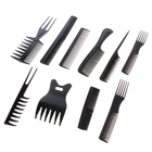 Набор парикмахерский 10 предметов, цвет черный - Фото 2